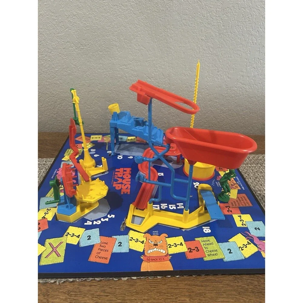 Vintage Mouse Trap Board Game 1986 Milton Bradley Classic Board Game
